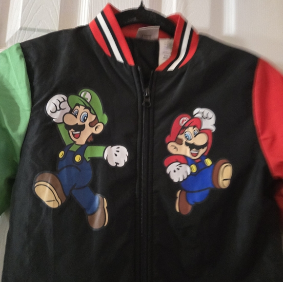 sz 8 boys Super Mario bomber jacket - Picture 3 of 7